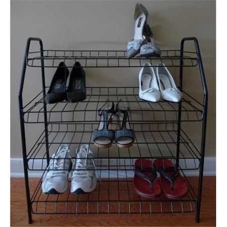 American Trading House American Trading House NR01-B ATHome Contemporary Shoe Racks- Black NR01-B